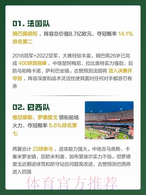 官方平台世界杯预测哪个好? 官方平台世界杯预测哪个好?